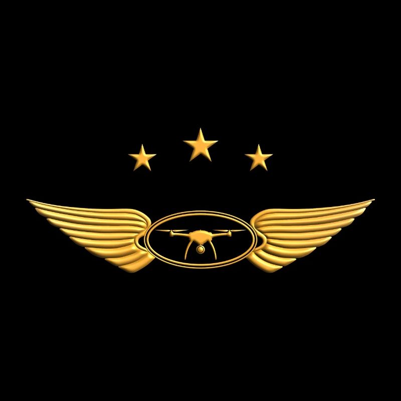 Drone Pilot - Drohnenpilot Emblem Abzeichen
