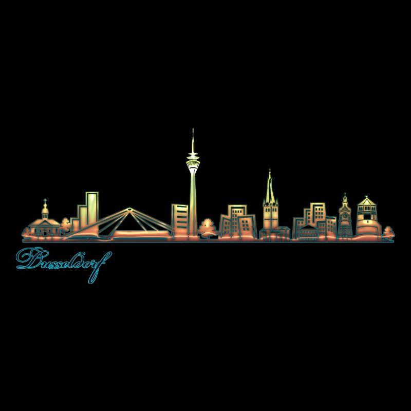 Dusseldorf Germany skyline urban panorama germany