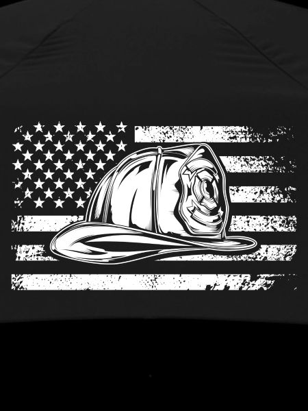 Patriotic Cap on Distressed Flag