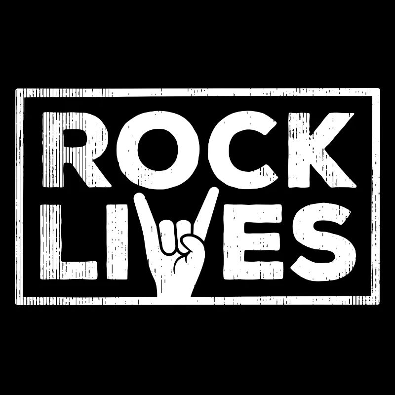 Rock Lives Bold Wappendesign