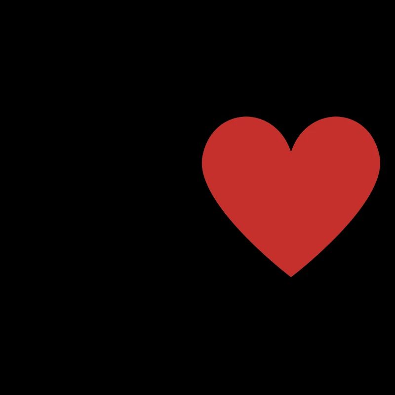 Buchstabe n rotes Herz