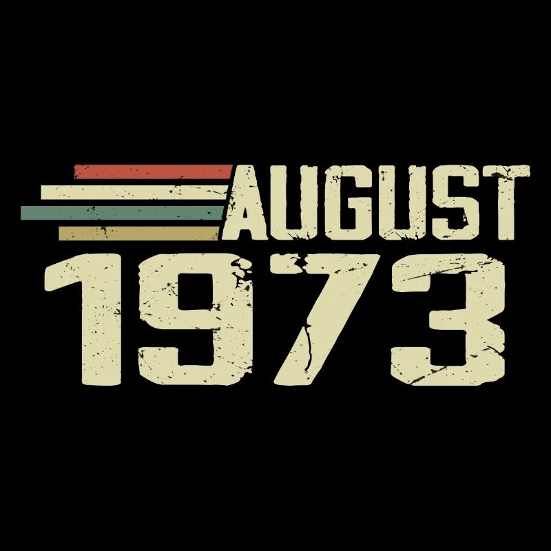 Né en août 1973 Anniversaire Millésime août 1973