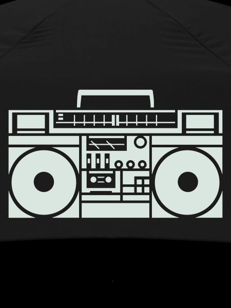 Ghettoblaster Boombox Silhouette