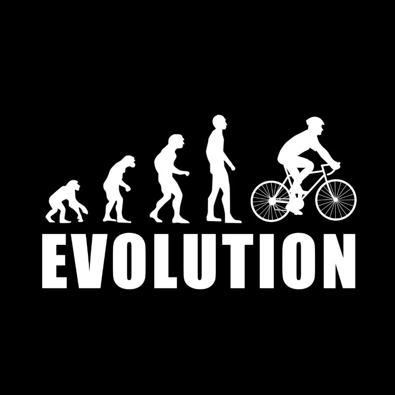 EVOLUTION Bike Cyclist Cycling Cycling Gift