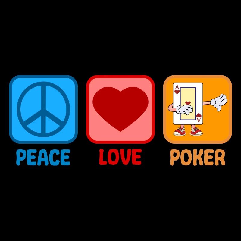 Poker Dabbing Peace Love Gift