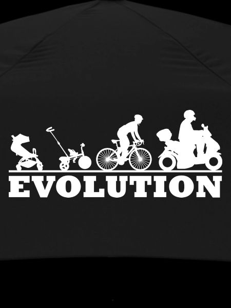 Motorroller Rollerfahrer - Evolution