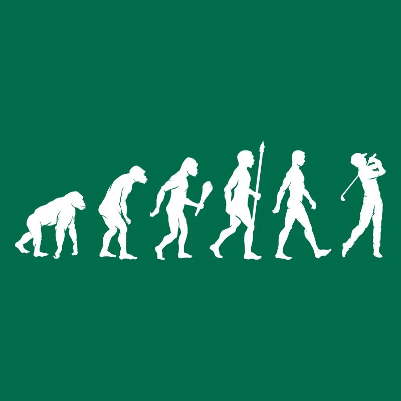 Funny Golf Evolution Golf Player Gift Idea