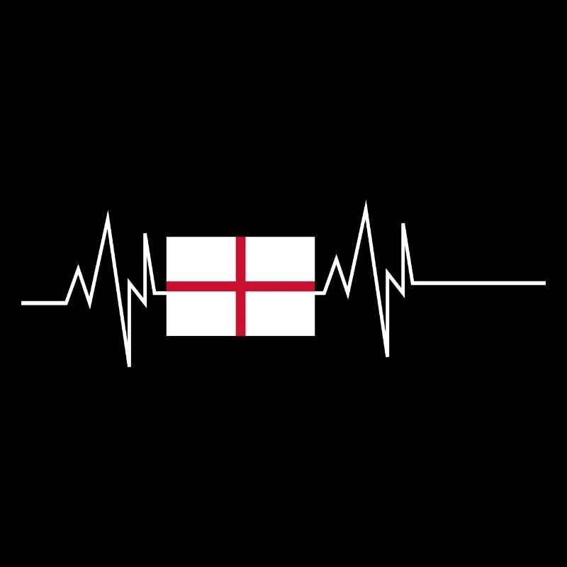 Drapeau de l’Angleterre Heartbeat