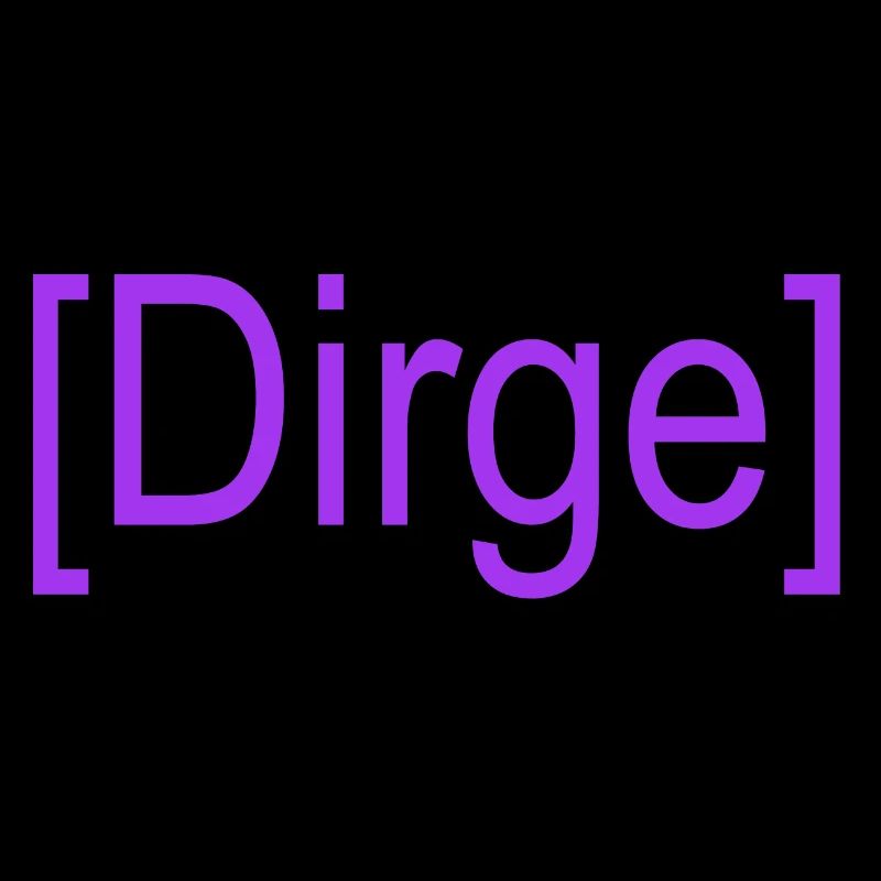 Dirge true in game chat font and color