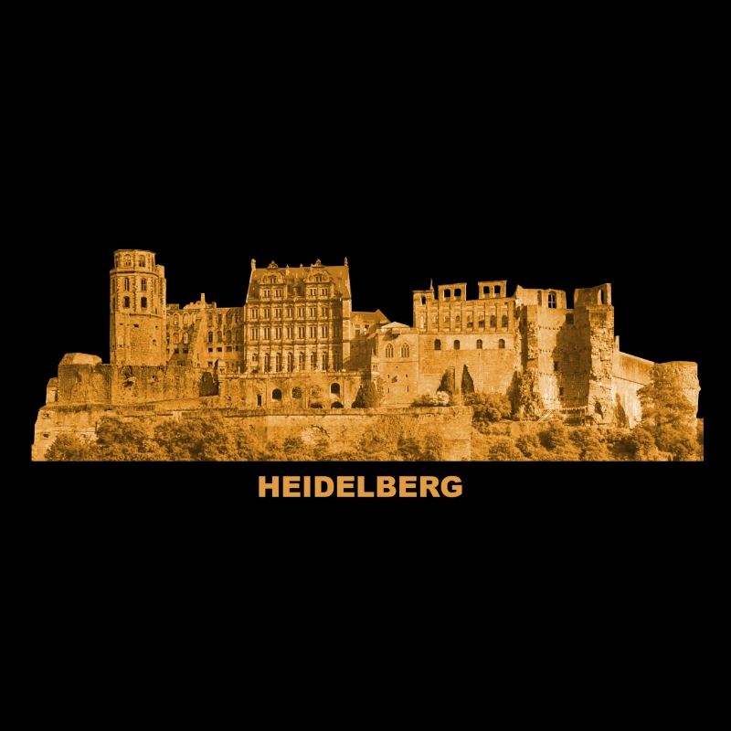Ruines du château de Heidelberg Bade-Wurtemberg