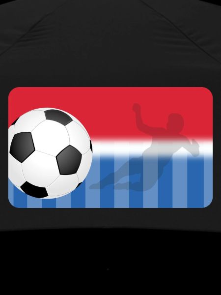 Soccer Ball - Red Blue | personalizable