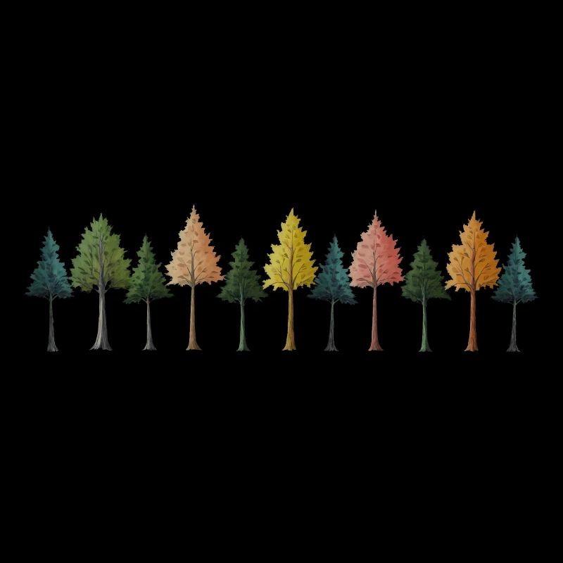 Trees Forest Drawing