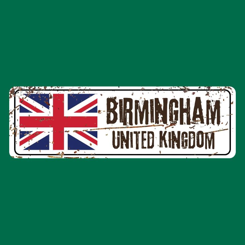 Birmingham Royaume-Uni Drapeau