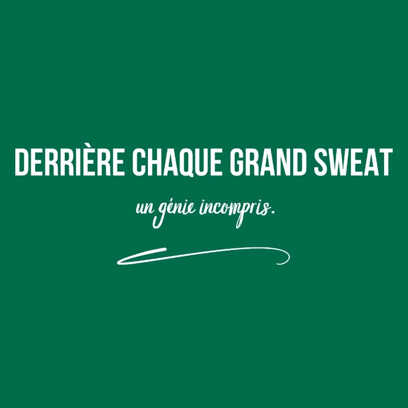 Behind every great sweatshirt a misunderstood genius