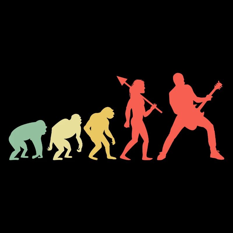 Evolution Bassist Bass Player Musician