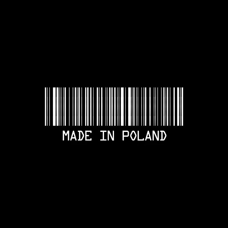 Made in Poland - Polska - Polen - Barcode - Strich