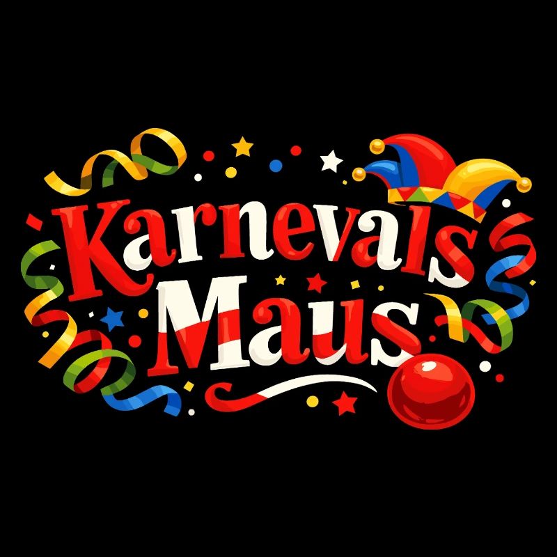 Cadeau de souris de carnaval - Pour les fans de Cologne