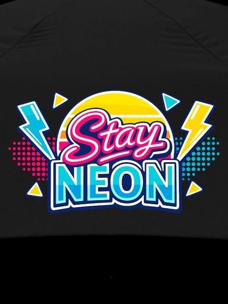 Stay Neon Retro Burst