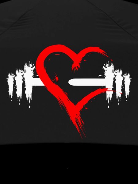 Dumbbell with heart