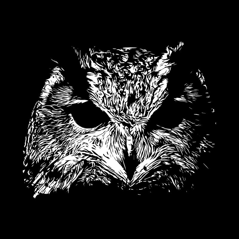 Hibou effrayant