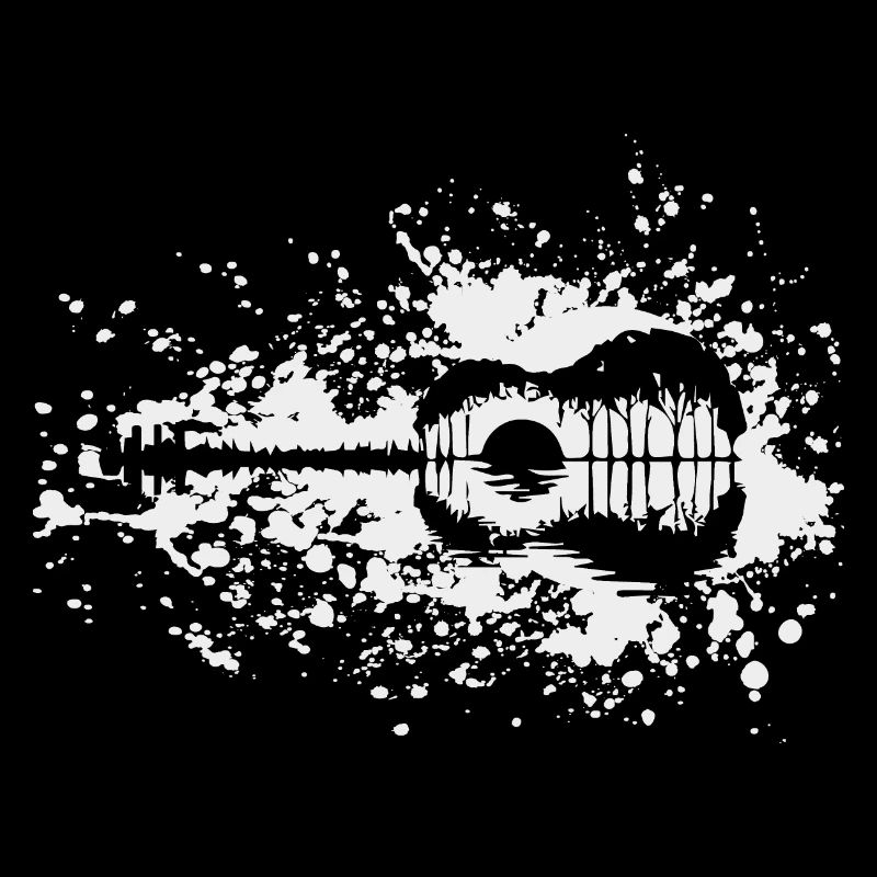 Gitarre Wald Gitarrist Musiker Geschenk