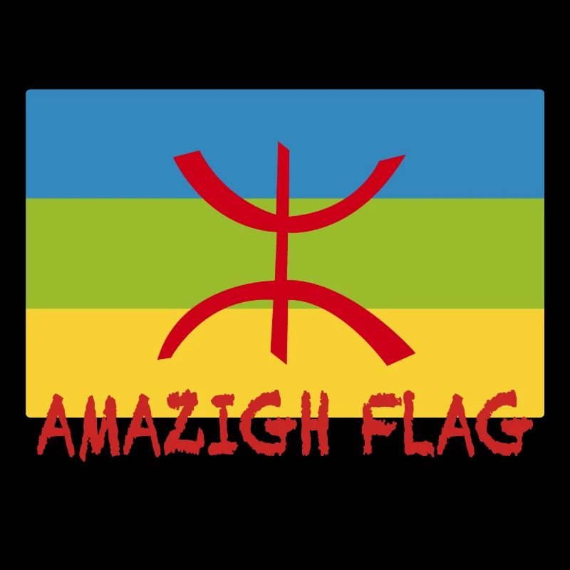 Drapeau Amazigh - drapeau berbère