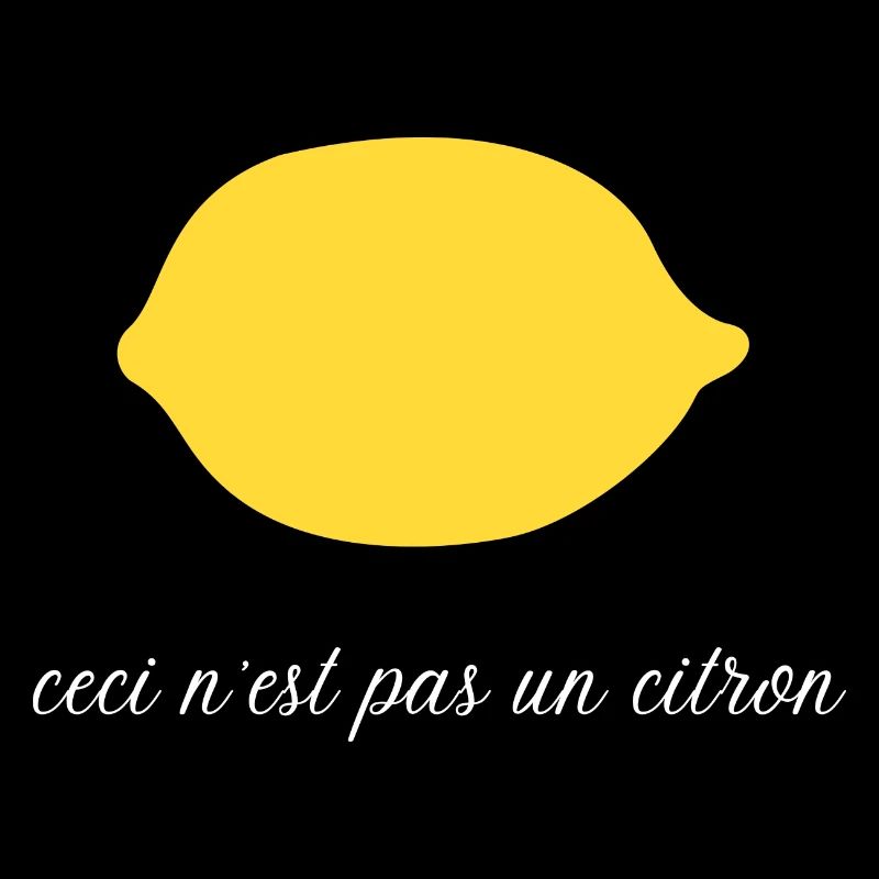 Ceci n'est pas un citron - humour
