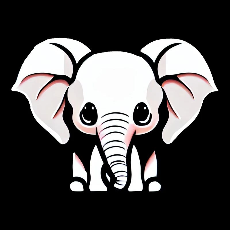 Petit éléphant Dessin animé Aventure mignonne 12