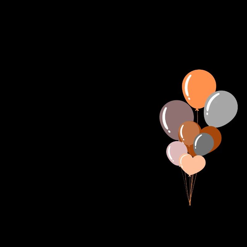 Buchstabe m Geburtstagsballon