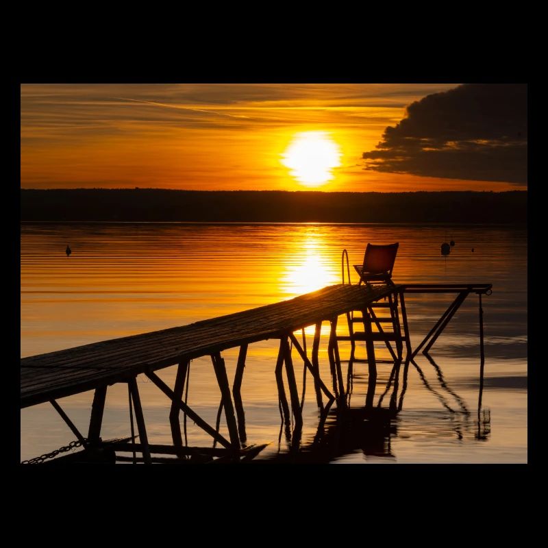 Sunset at Lake Ammersee