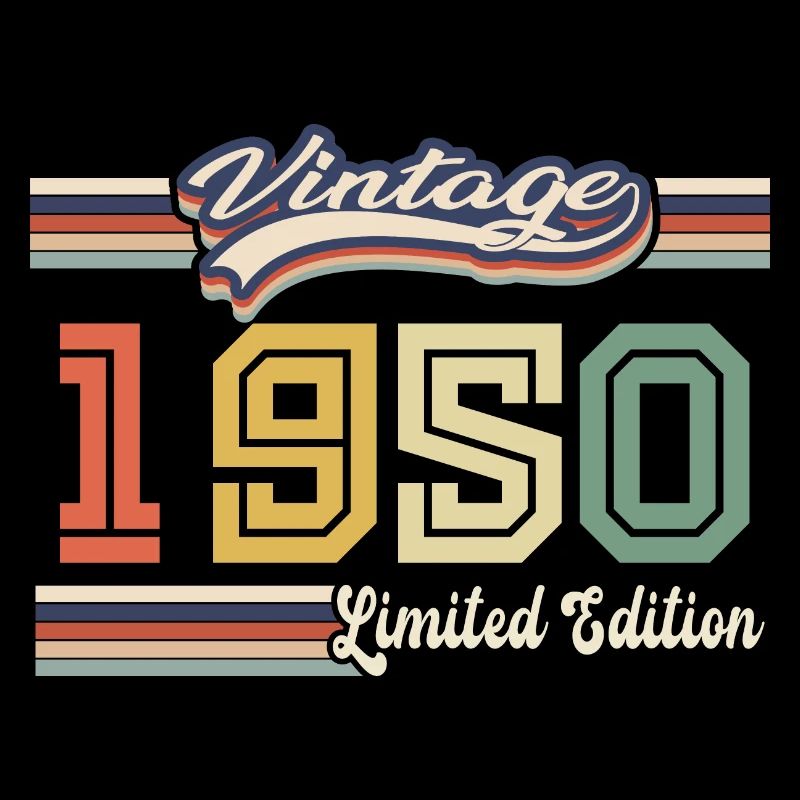 1950-Geburtstagsgeschenk. Fantastisch seit 1950