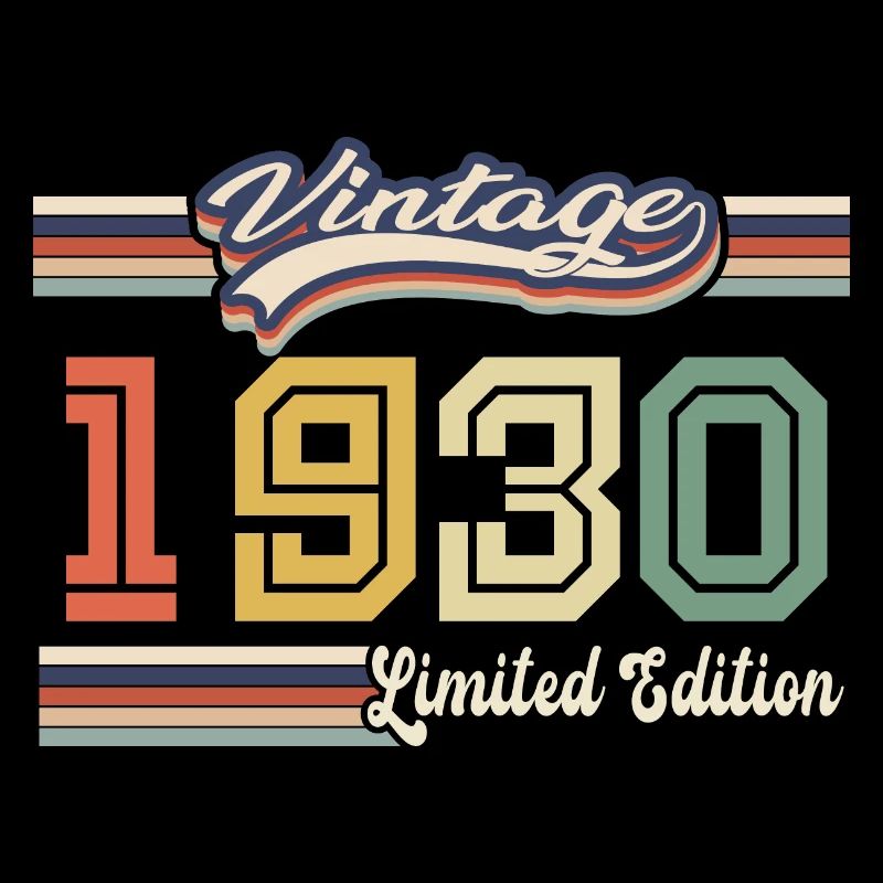 1930-Geburtstagsgeschenk. Fantastisch seit 1930