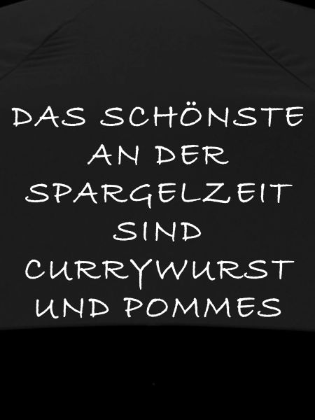 Currywurst vs Spargel