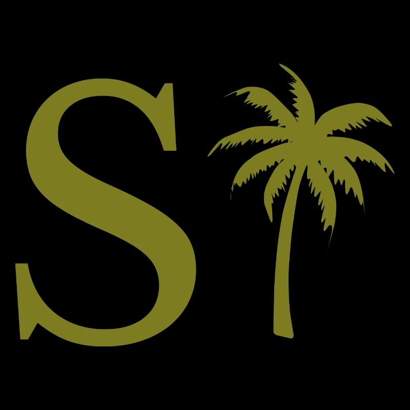 Lettre s vert Palm