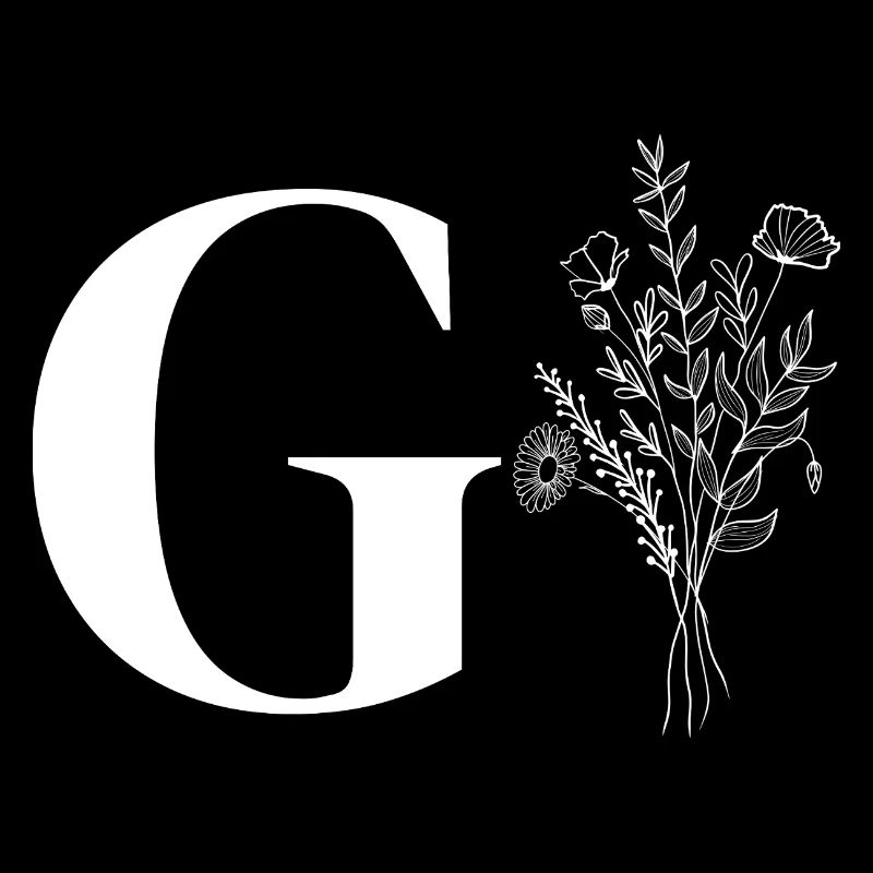 Minimalistische Blumen