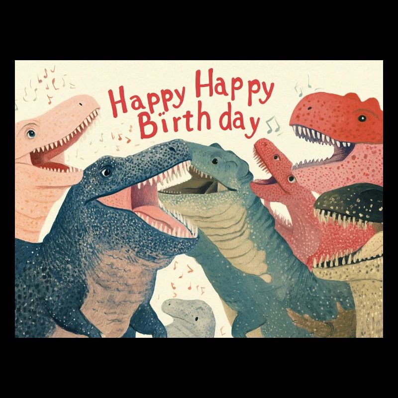 Happy Birthday Dinosaurs