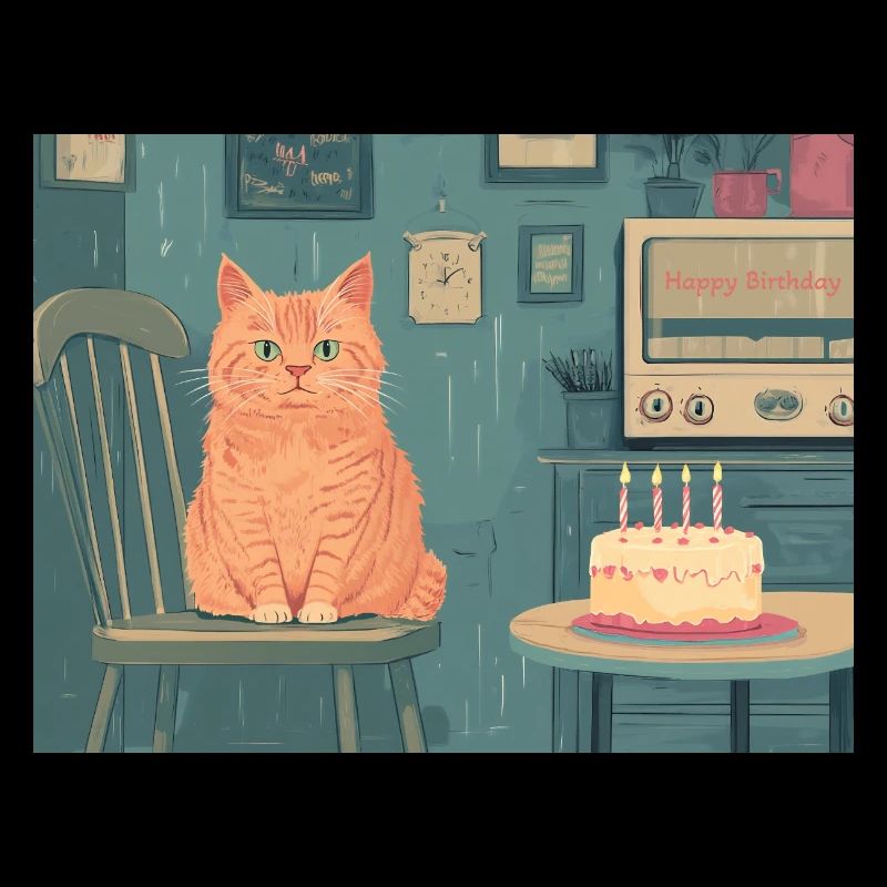 Happy Birthday cat
