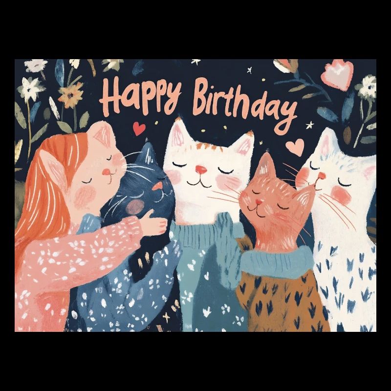 Happy Birthday cats
