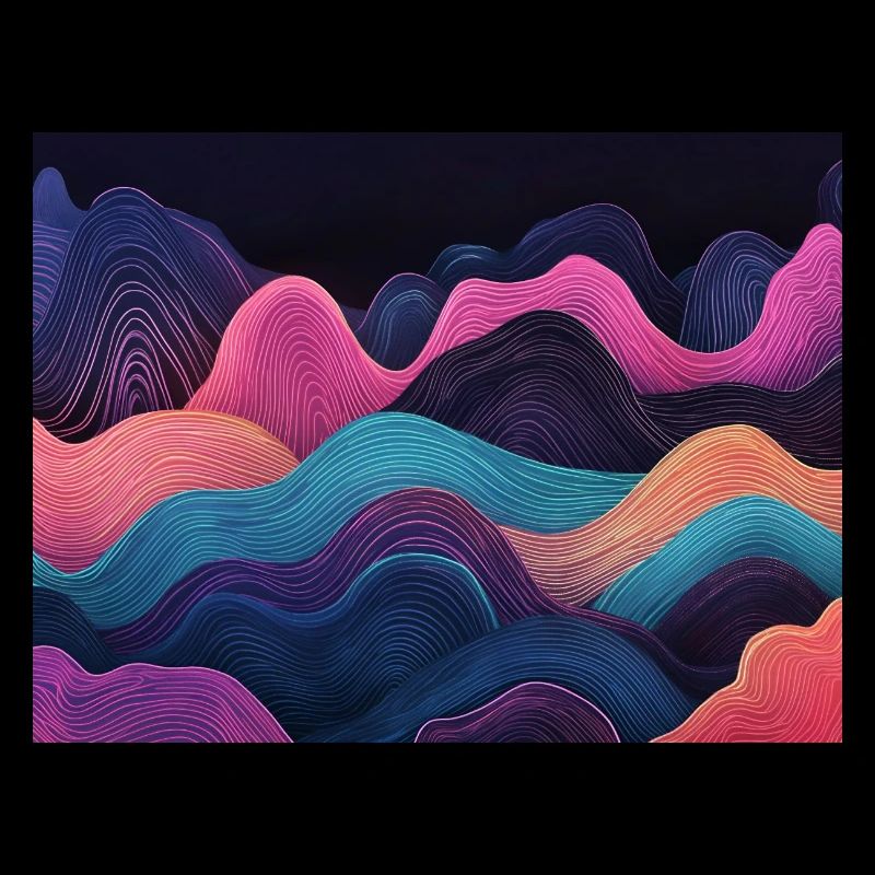 Neon clean waves