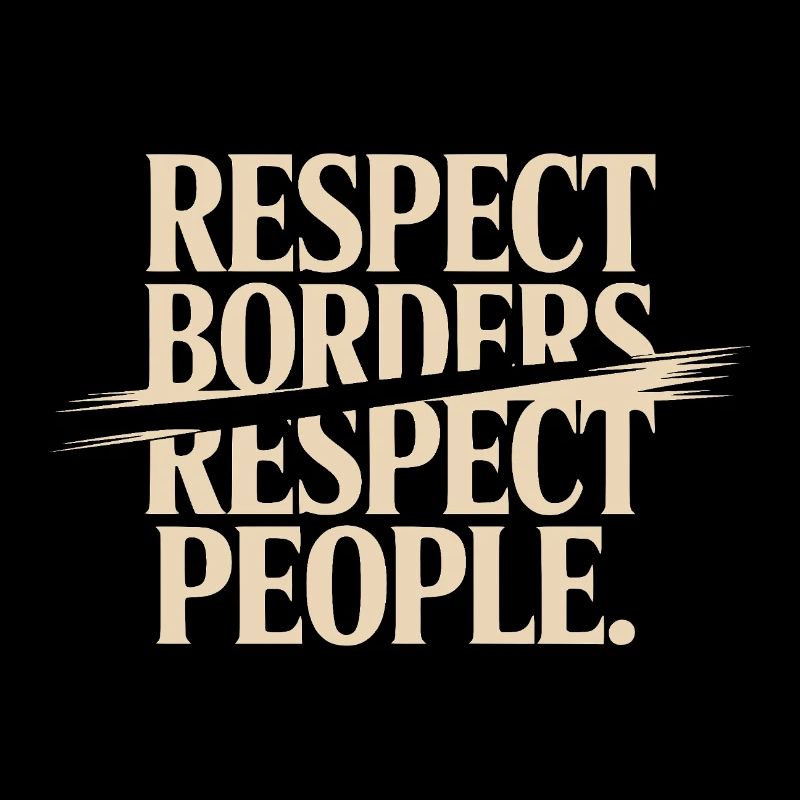 Respect Borders Respect People Greenland Protest