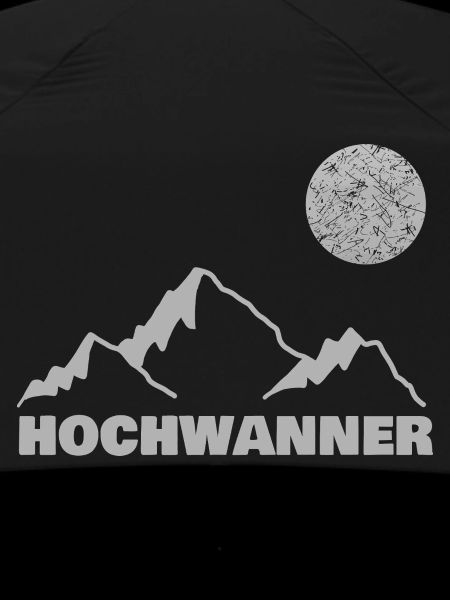 Hochwanner Bergsilhouette Mond