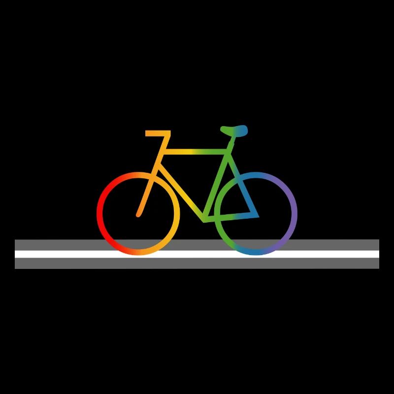 Street Rainbow Bicycle