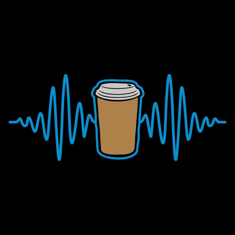 Mug à café frequency sur le pouce