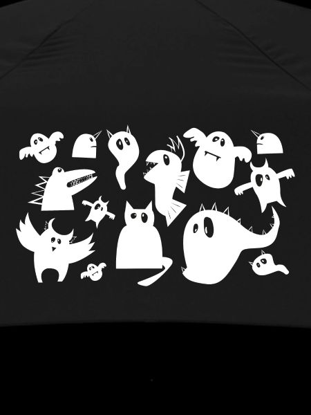 Monstres effrayants mignons - Halloween