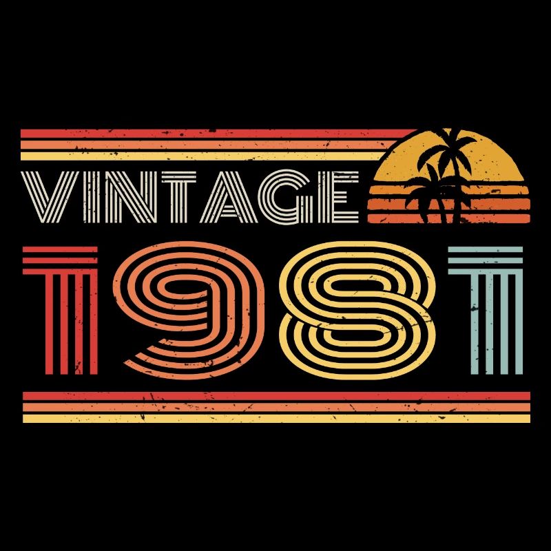 1981 Limited Edition Geburtstag Outfit 1981 vintag