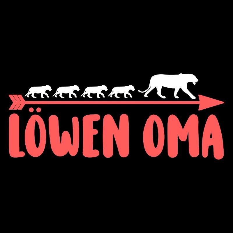 Großmutter Löwen Oma