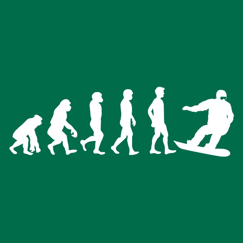 Evolution snowboarder