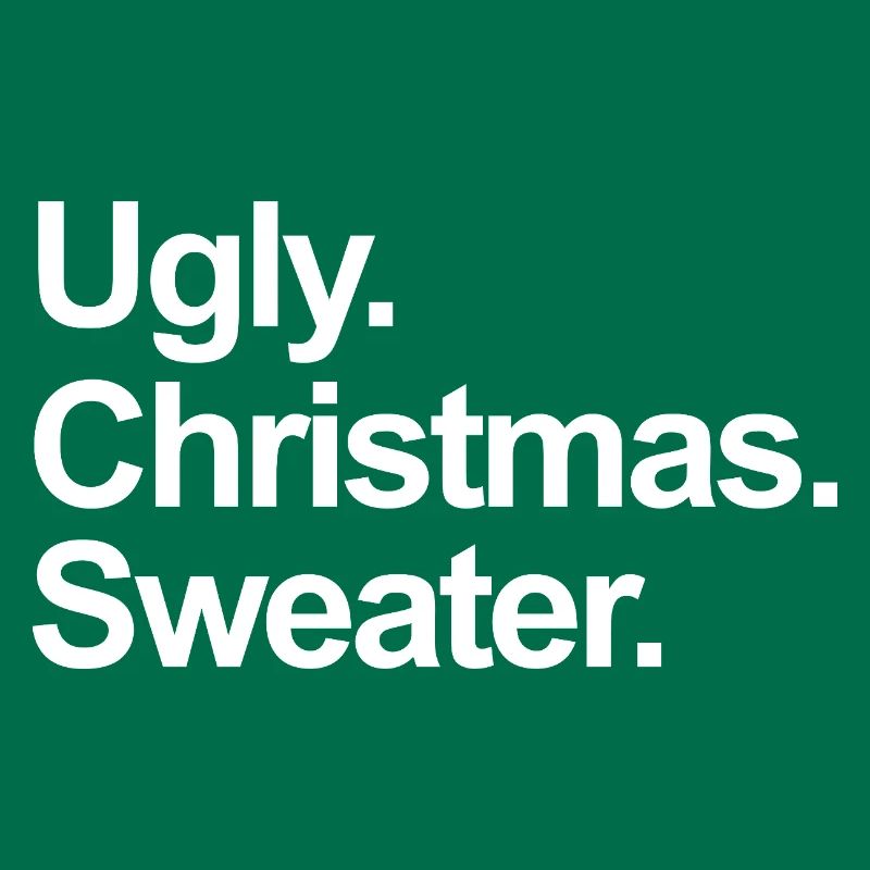 Pull de Noël moche