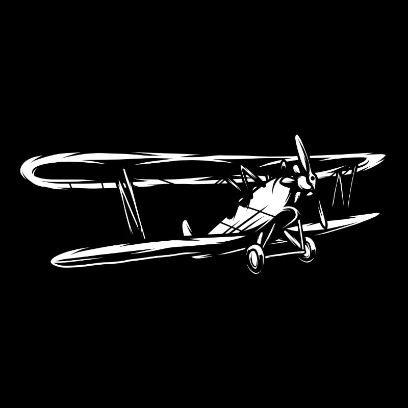 Doppeldecker Flugzeug