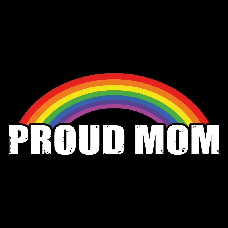 Proud Mom Rainbow